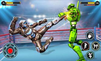 Robot vs Super hero - Robot Fighting Ring Battle screenshot 1