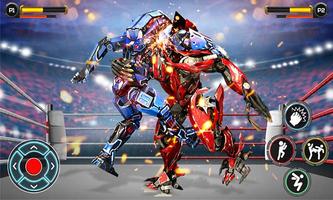 Robot vs Super hero - Robot Fighting Ring Battle screenshot 3