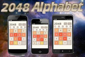 2048 del alfabeto Poster