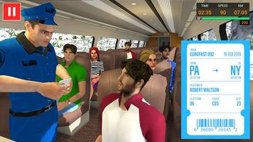 Euro Train Simulateur Gratuit - Train Driving 2021 Affiche