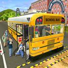 Conductor de autobús escolar d icono