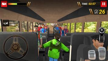 Offroad School Bus Driving Sim capture d'écran 2