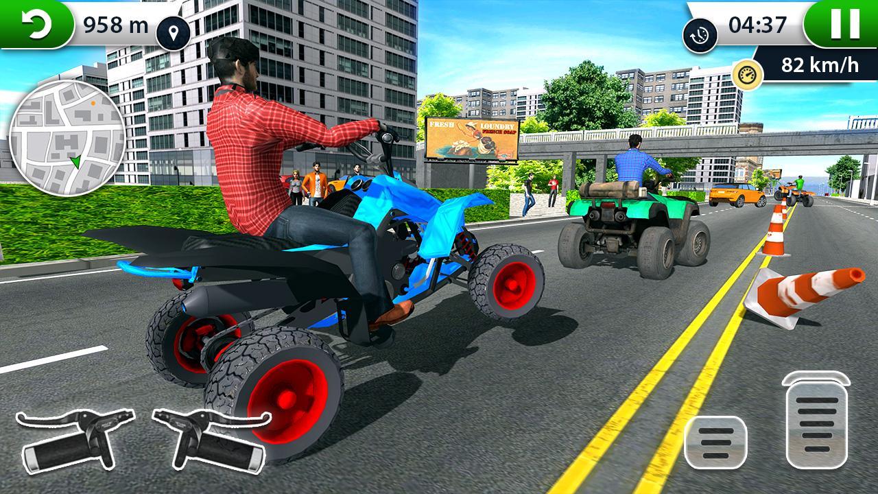 ATV Городской Трафик Гоночные Игры 2019 - Racing Для Андроид.