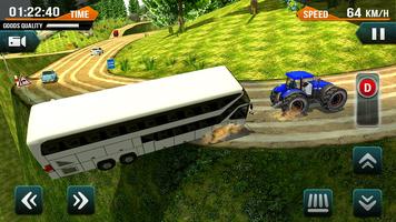 Chained Tractor Bus Towing Duty 2019 screenshot 1
