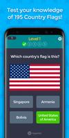 World Flags Quiz: Jeu-questionnaire Affiche