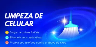 Limpeza de Celular: Antivírus, Limpador de Memória