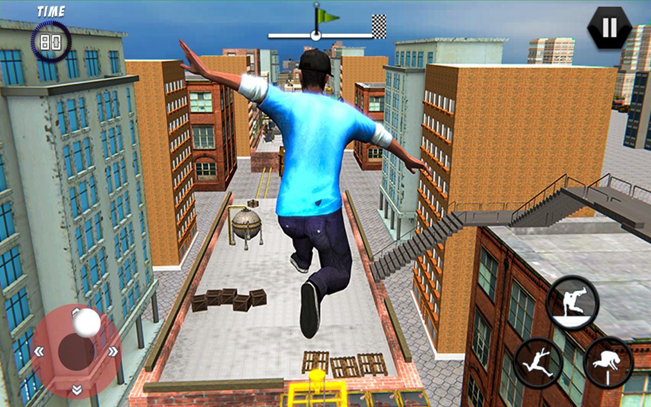 Город Паркур На Крыше 2019 Свободный Бегун 3D Игры Для Андроид.