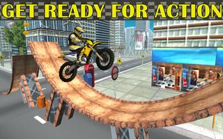 Motorcycle racing Stunt poster