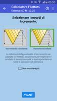 2 Schermata Calcolatore Filettato