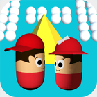 Collision ball-3D color ball rolling bump games ícone