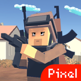 Desert shooting-pixel escape ícone