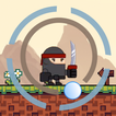 Circle Blade Ninja-Pixel shado