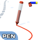 Dancing Pen-Leisure painting line draw color game APK