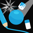 Draw Balance Ball-fun sky rolling collision game