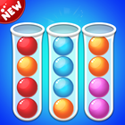 New Bubble Sort It Color Puzzle Game ไอคอน