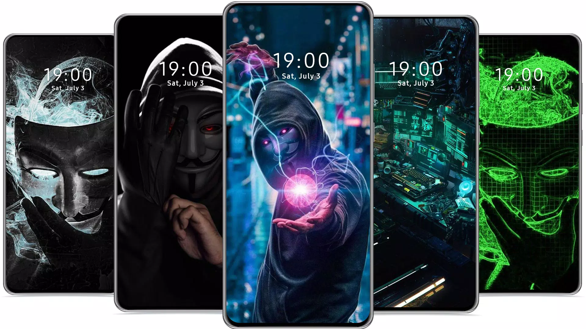 Download do APK de Anonymous Live Wallpaper Hack para Android