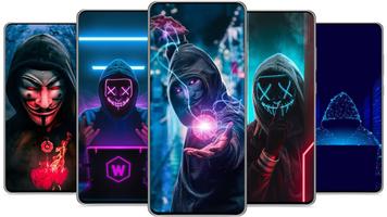 👹Hacker Wallpaper 4K Backgrounds الملصق