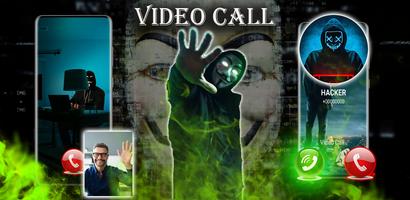 Anonymous Hacker Fake Call Plakat