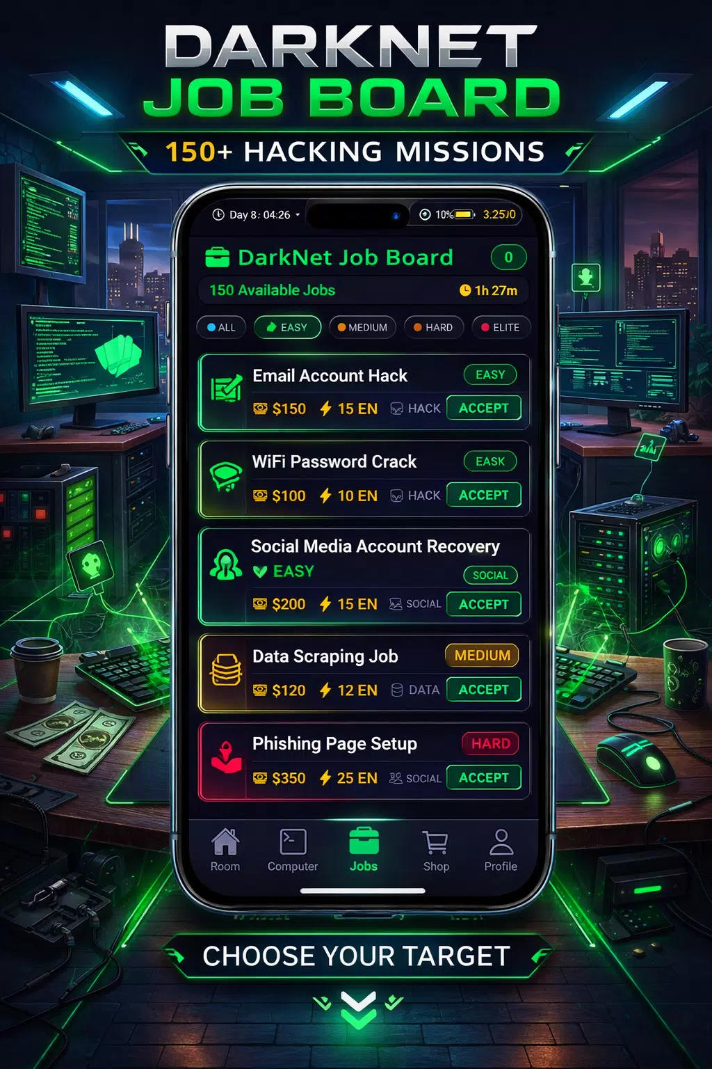 HACKR 黑客模拟器RPG游戏