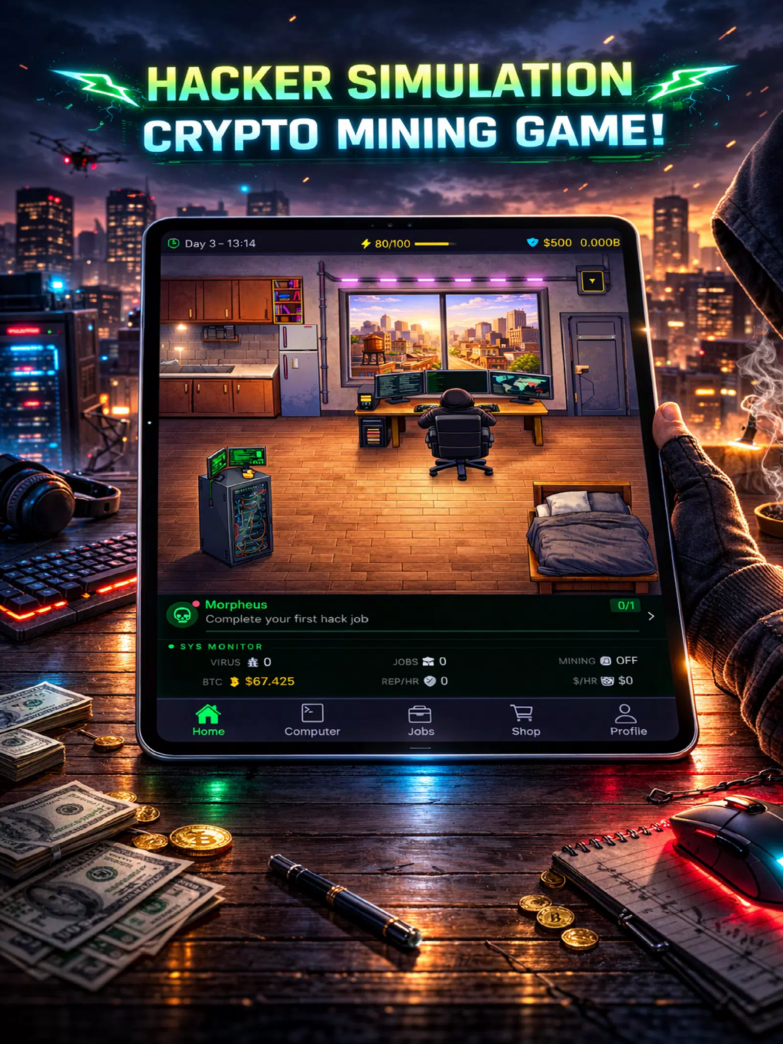 HACKR 黑客模拟器RPG游戏