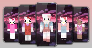 Hello Kitty mod for Minecraft 截图 3