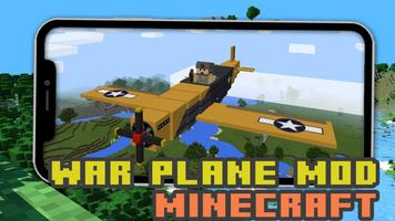 War Plane Mod for Minecraft PE plakat