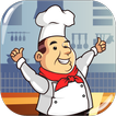 Mad pizza chef. Cooking Pizza Restaurant