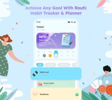 Routi: Habit Tracker & Planner الملصق