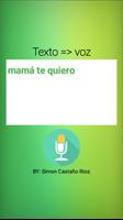 برنامه‌نما Texto a Voz Para sordomudos عکس از صفحه
