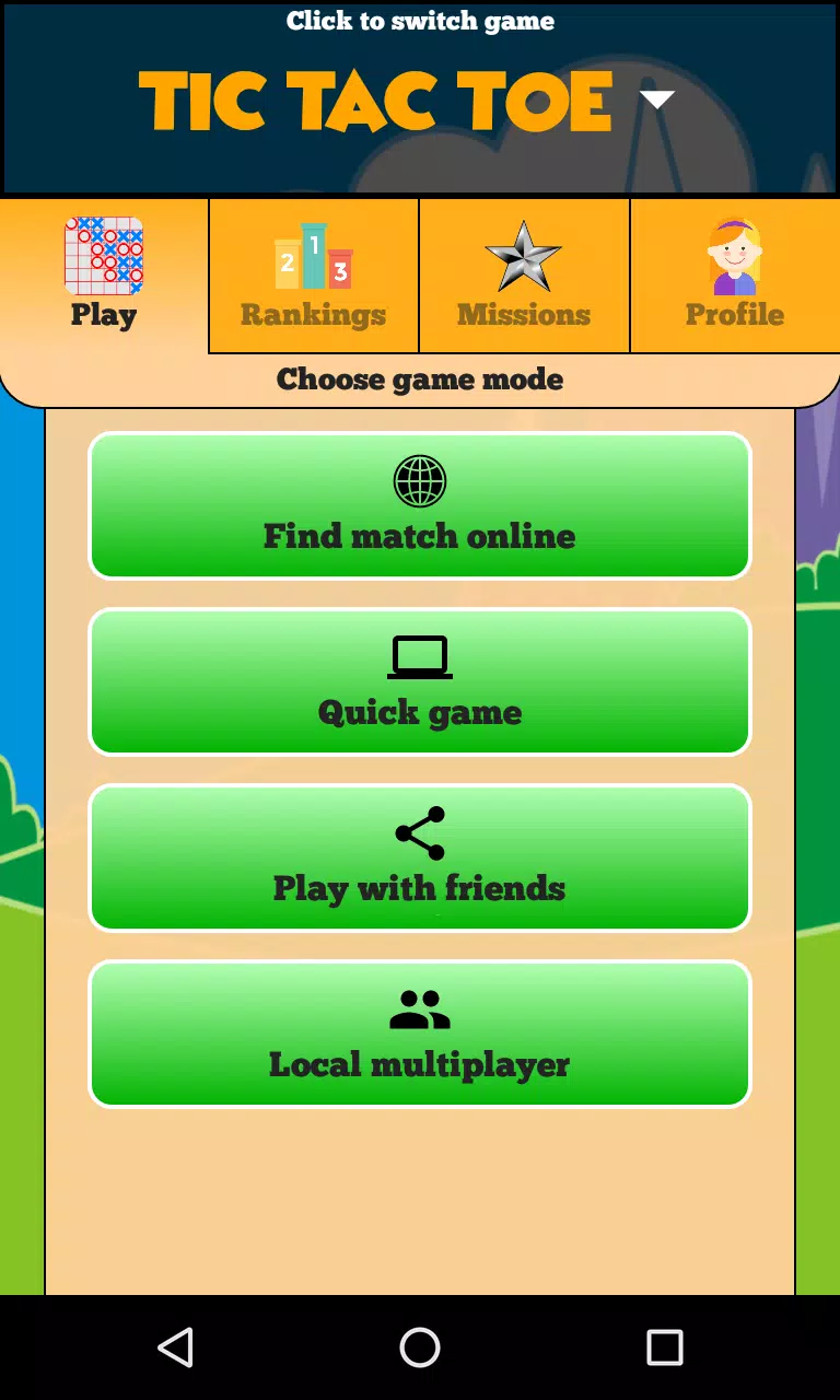 How to Play TicTacToe Online in Three Different Modes on Android