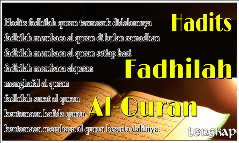 Hadits Fadhilah Al Quran Para Android Apk Baixar
