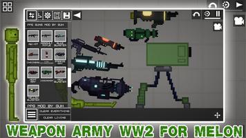 WW2 Weapon & Army Mod Melon capture d'écran 3