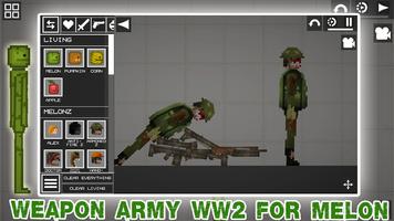 WW2 Weapon & Army Mod Melon 截图 2