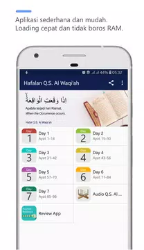 Screenshot 1 for hafal surat Al Waqi'ah