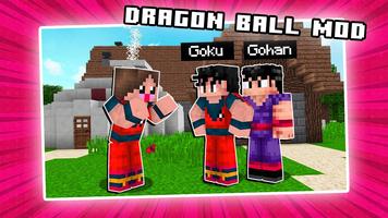 Mod Goku Dragonballs Minecraft Affiche