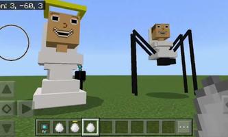 Skibidi Toilet 2 Mod Minecraft ảnh chụp màn hình 1
