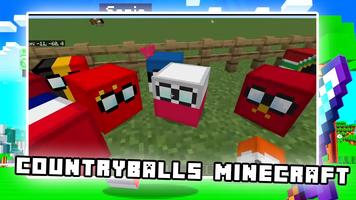 Poster Mod Countryballs for Minecraft