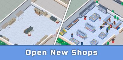 Idle Shop Tycoon: Supermarket اسکرین شاٹ 1