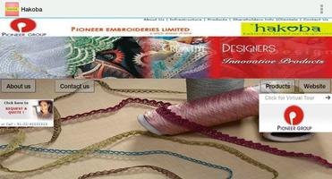 Hakoba - Pioneer Embroideries syot layar 2