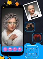 Short Hair Photo Maker And Sun Glasses Editor Free poster