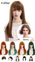 برنامه‌نما Hairstyle Try On app for Women عکس از صفحه