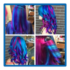 Gráfico de cor do cabelo ícone