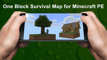 One Block Survival Map for Minecraft PE 截图 2