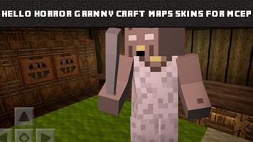 Hello Horror Granny Craft Maps Skins for MCEP Affiche