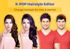 K-POP Hairstyle Editor Poster