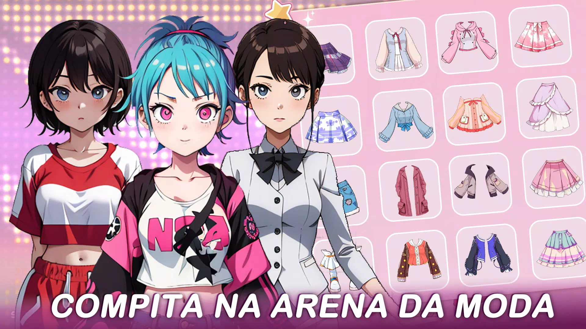 Criador de personagens de anime e jogo de vestir::Appstore for  Android