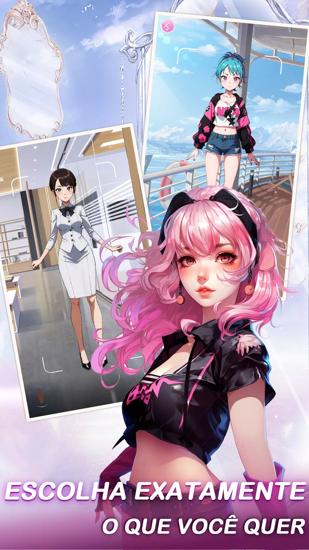 Moda de Anime Meninas - Jogo de Vestir e Maquiar::Appstore for  Android