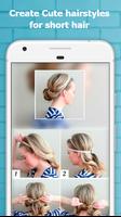 Cute Hairstyles Step by Step captura de pantalla 3