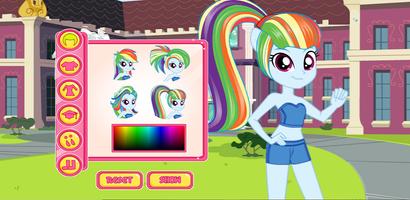 Games Girls Hairstyles Pony Ekran Görüntüsü 1