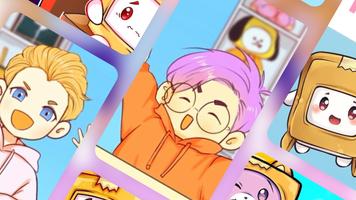 Lankybox Wallpaper ポスター